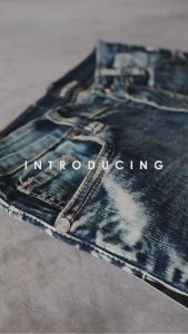 Weird Jeans - Byonic Blue - Celana Jeans Denim Panjang Pria Skinny Fit Strech Melar Ripped Leather Warna Biru Gelap