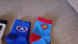 227Congme 5 Pairs Socks for Kids Baby Boys 1-10 Years Toddlers Cartoon Kids Stockings Set Breathable Soft