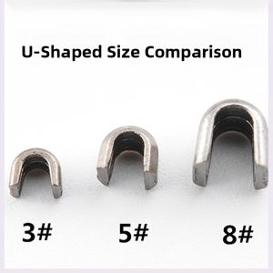 Defasilk | U-shaped Zipper Pullers 3/5/8 Size