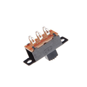 * * * New Sale 10 Pcs 2 Position DPDT 2P2T Panel Mount Vertical Slide Switch 6 Pin 0.5A 50V DC