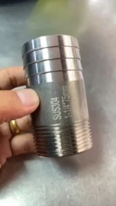 ข้อต่อสวมสายยางสแตนเลส 304 หางปลาไหล SCH หนาเต็ม ขนาด 1/4" 3/8" 1/2" 3/4" 1" 1-1/4" 1-1/2" 2"