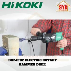 SYK HIKOKI HITACHI DH24PH2 730W Electric Rotary Hammer Drill Power Tools Hacker Hammer Drill FREE GIFT