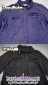 Combo: Màu đen nhuộm vải tổng hợp 500ML tặng Nước giữ màu quần áo chống phai 1L bền màu quần áo