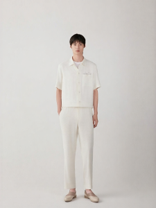 ICICLE | Museum Collaboration Summer 2026 Mens Drawstring Linen Trousers