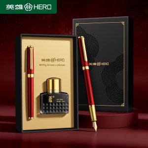 HERO | Bộ Bút Máy Hero 7081 Sang Trọng Dành Cho Người Lớn Dụng Cụ Viết Cao Cấp Kèm Mực Dùng Cho Thư Pháp Văn Phòng Quà Tặng Dành Cho Nam Giới