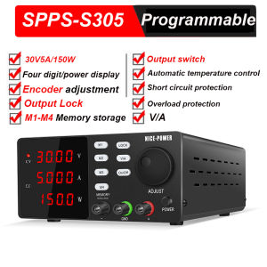 KUAIQU | KUAIQU 300V DC Power Supply 30V 10A Programmable Power Supply M1-M4 Memory Storage With Fast Output 60V 120V 200V For Lab Repair