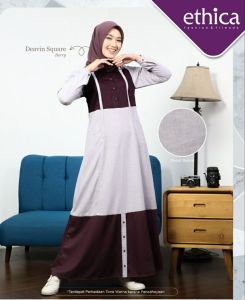 NEW ARRIVAL 2021 GAMIS ETHICA AYUMI 286 - PLUM PERFECT -LATE #BAJU DRESS MUSLIMAH REMAJA DEWASA BUSUI PREMIUM #PROMO #ORI #BAJU KEKINIAN #OOTD #COD