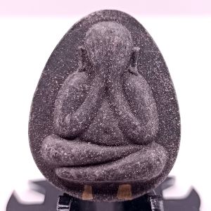 K494 พระปิดตา จัมโบ้ 1 หลวงปู่โต๊ะ วัดประดู่ฉิมพลี เนื้อใบลาน ฝัง ตะกรุด ขนาด 3.0X4.0 ซม.