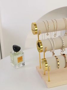 Three Tier Racks Jewelry Display Stand Rak Gelang Gantung Rak Kalung Aesthetic Detachable Bracelet Holder Gantungan Accesories