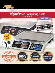 40kg Rechargeable Electronic Market Digital Price Scale Penimbang Harga Timbang Pasar Elektronik 计价秤
