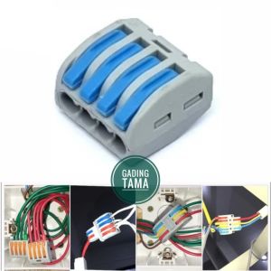 Terminal Konektor Blok Tuas (S-4) Sambungan Kabel Cepat