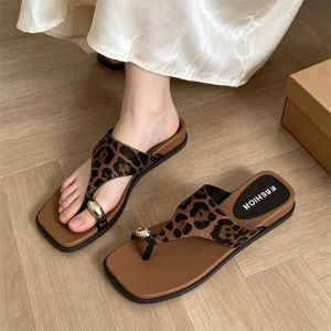 JIFANPAUL | Leopard Anti-Slip Slip On Sandals