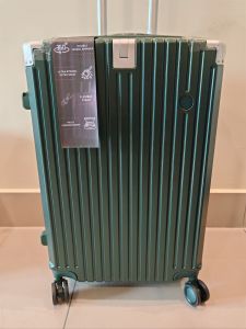 " Aluminium Frame Suitcase with Cup Holder – 20 24 & 28 Inch Trolley Luggage for Travel"