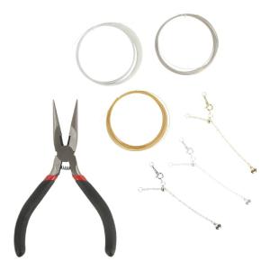 Handmade DIY Pearl Necklace Extension Chain Accessories Special Line And Buckle Head Steel Wire Bracelet Materials for Jewelry Making