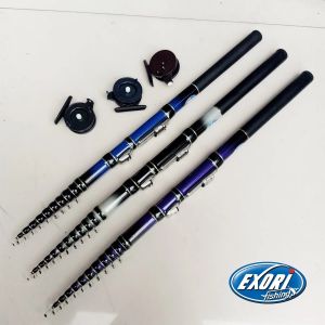 Joran Tegek Custom Ruas Pendek/Mini Keiryu 3.6 Meter + Reel