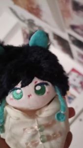 Game Genshin Impact Cosplay Venti WenDi 10cm Doll Backpack Plush Pendant Valentines Gift