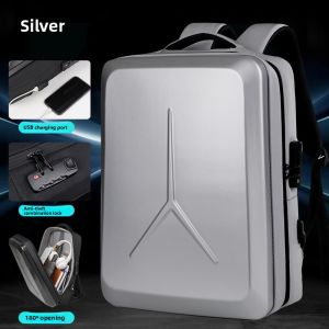 17.3 Inch Hardshell Laptop Bag Mens Alien Game Bookbag Travel Business Casual Backpack with Double Straps for Notebooks