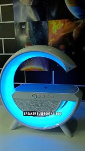 Speaker Bluetooth LED Wireless Charging Speaker Pengisi Daya HP Nirkabel Multifungsi