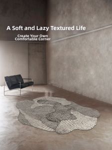 Zen Irregular Luxury Simple Style Living Room Rug