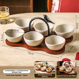 Mr.Snail | Premium Elegant Living Room Center Table Fruit Plate