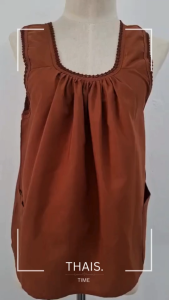 เสื้อคอกระเช้าผู้ใหญ่ ผ้าคอตตอล