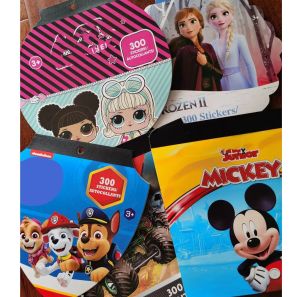 Cartoon Story Stickers for Kids Baby Entertainment Toy Gift 300 Pieces Fun Playful Learning Early Education Intelligence