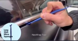 3-18PCS Car Vinyl Wrap Tool Kit 3 in 1 Vinyl Flexible Micro Squeegee Curves Slot Tint Tool Automotive Vinyl Wrap Film Install