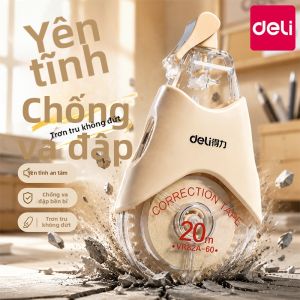 deli | Sturdy Non-marking Correction Tape Invisible