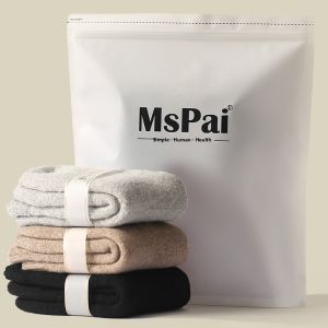 Thick Woolen Mid-Calf Socks for Men And Women Warm Fleece Lined Extra Thick Winter Socks for Elderly People Home Comfort Stockings