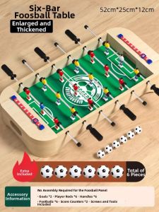 MWZ | Kids Boys Interactive Two-Player Educational Table Soccer Game