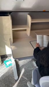 Children Multifunctional Lifting Student Desk Solid Wood Desk Home Use Writing Study Desk Chair Set