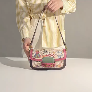 túi hà hồ redkid nữ họa tiết trẻ trung da mềm mịn size 24