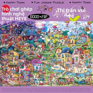 Heye | Bộ Đồ Chơi Ghép Hình Khó 1000 Mảnh cho Người Lớn