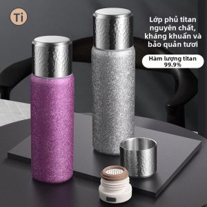 Cốc Cách Nhiệt Titanium Ngâm Trà Sang Trọng Giá Trị Cao