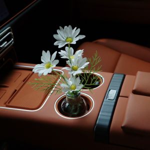 Đèn Trang Trí Xe Hơi Hoa Cúc Hoa Hoa Cúc Hương Liệu Nước Cốc Kẹp Hoa Bình Hoa Trang Trí Nội Thất Xe Hơi Phong Cách Tươi Mới