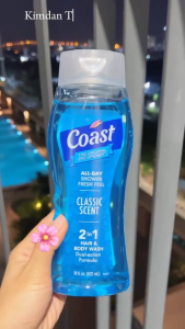 [NHẬP KHẨU MỸ] SỮA TẮM GỘI COAST 2IN1 532ML CHO NAM