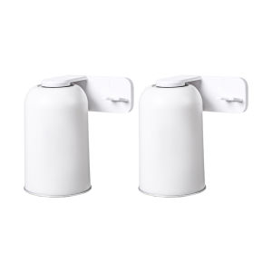 iLMH Magnetic Mouthwash Cup 304 Stainless Steel Wall Mounted Upside Down Design Drill Free Toothbrush Holder for Bathroom