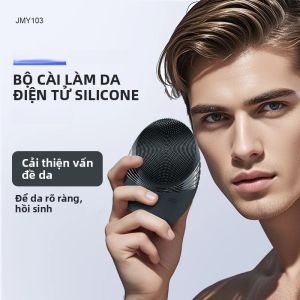 Bàn Chải Rửa Mặt Silicon Chống Nước Sạc Được - 5 Chế Độ Làm Sạch Sâu Bằng Điện Dành Cho Nam & Nữ Dụng Cụ Làm Sạch Cọ Trang Điểm Di Động