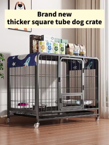 Unrivaled Stability The Square Tube Dog Crate Precision-Engineered With Square Tubes For Dog Cage