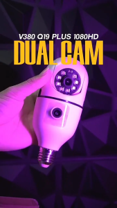 กล้องวงจรปิดอัจฉริยะ V380PRO ความละเอียด 4 ล้านพิกเซล รองรับการสื่อสารสองทาง มาตรฐานกันน้ำ IP66 รุ่น WIFI