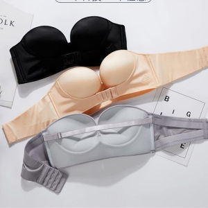 ขนาดพิเศษเสื้อยกทรงไร้สายดันปิดด้านหน้าชุดชั้นในยกทรงไร้สายผู้หญิง