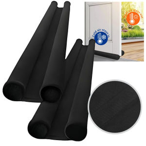Double Side Door Bottom Seal Strip Flexible Wind Noise Reduction Stopper Under Door Sealing Blocker Guard Sealer Prevent Insects