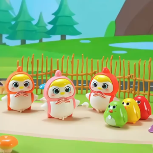 Mekanisme Mainan Bayi Bebek Goyang & Ayam Lucu Bisa Bergerak & Berjalan untuk Latihan Merangkak dan Tummy Time