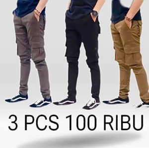langsung ceckout 100 DAPAT 3 PCS- CELANA PANJANG CARGO KOMPOL PRIA YANG LAGI HITS / CELANA PANJANG CARGO / CELANA PANJANG CARGO KOMPOL RIB PREMIUM DISTRO BISA COD GRATIS ONGKIR