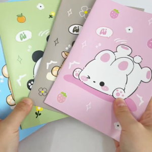 (READY STOCK)Cute Panda A5 Single Line Notebook Kid Children Present Gift Cute Stationery单线卡皮巴拉笔记本 buku nota alat tulis