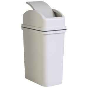 Rectangular Bathroom Trash Can 2025 New Style Toilet Lid Flip Cover Narrow Gap Living Room Shake Cover Home Use Family Cleaning Tool