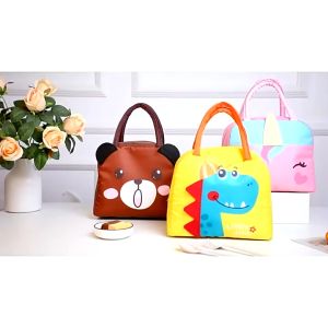 TBAS Tas Bekal Anak Karakter / Lunch Cooler Bag Tahan Panas / Tas Bekal Makan Siang / Lunch Bag Piknik / Tas Bekal Anak Sekolah