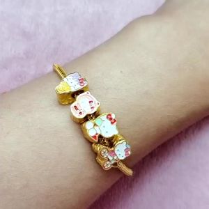 JIN JING PDR BEAD FESYEN KITTY EMAS 916 TULEN 0.95g-1.39g