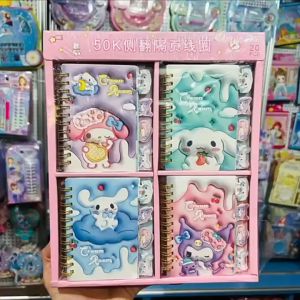 พร้อมส่ง💕 สมุดโน๊ต A5 ซานริโอ้ สมุดจด มีเส้น สมุดสันห่วง กระดาษลายการ์ตูน Notebook