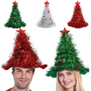 mũ Giáng sinh lấp lánh sáng tạo Mũ Cây giáng sinh lụa không vải dệt Mưa Quần Áo giáng sinh theo chủ đề quà tặng năm mới đồ cung ứng trang trí nhà dự tiệc